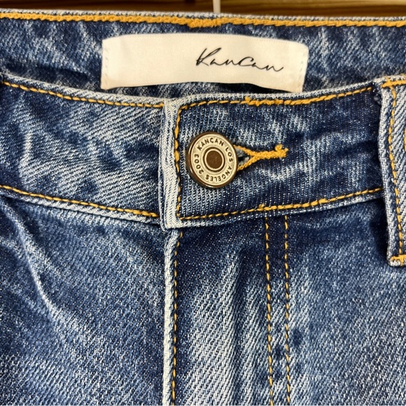 Kancan Estilo Jeans 5 26 100% Cotton Skinny High Rise Ripped Holes Distress - Picture 6 of 14